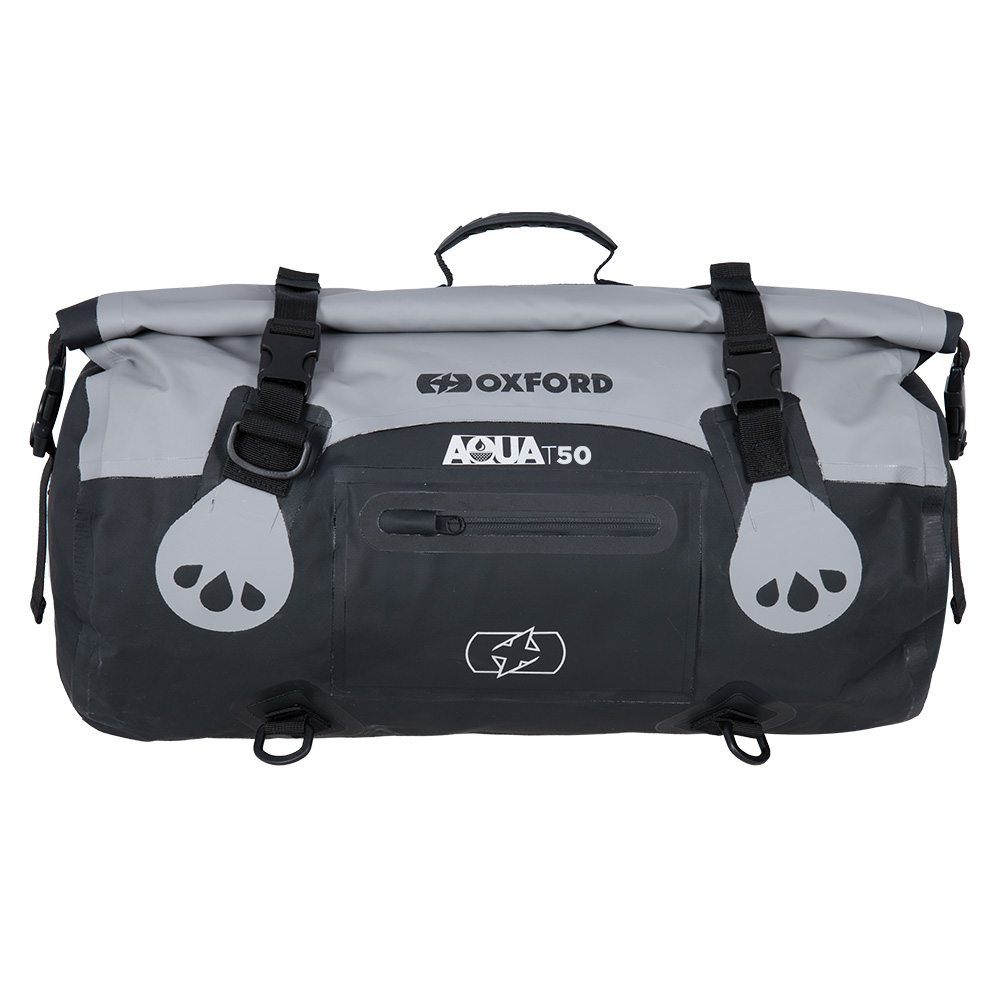 Oxford AQUA T-50 ROLL BAG GREY/BLACK